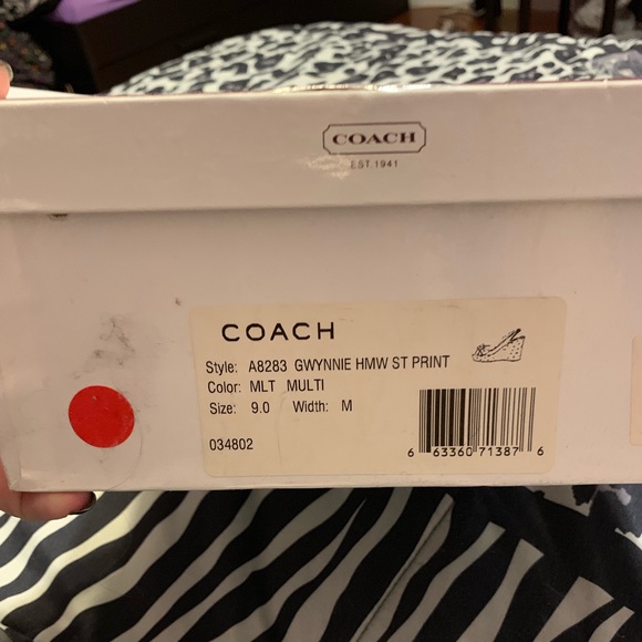 Coach open toe wedges - Picture 4 of 4